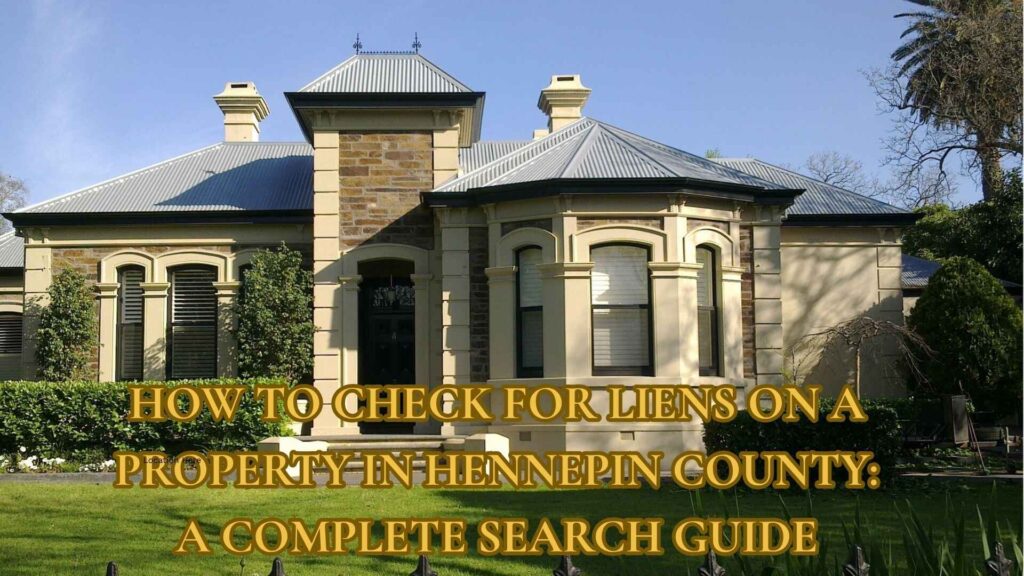 How to Check for Liens on a Property in Hennepin County: A Complete Search Guide