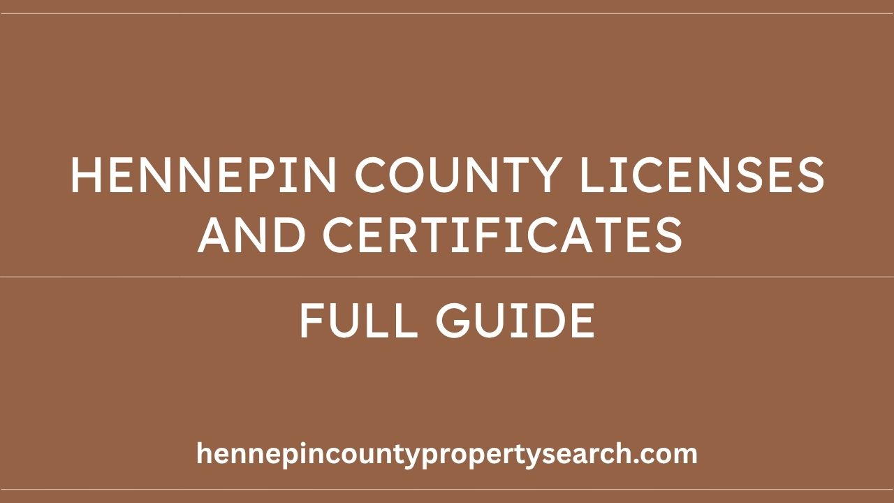Hennepin County Licenses and Certificates (2026 Guide)