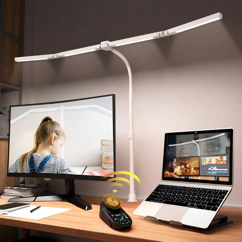 Eye-Caring LED Desk Lamps with Adjustable Brightness