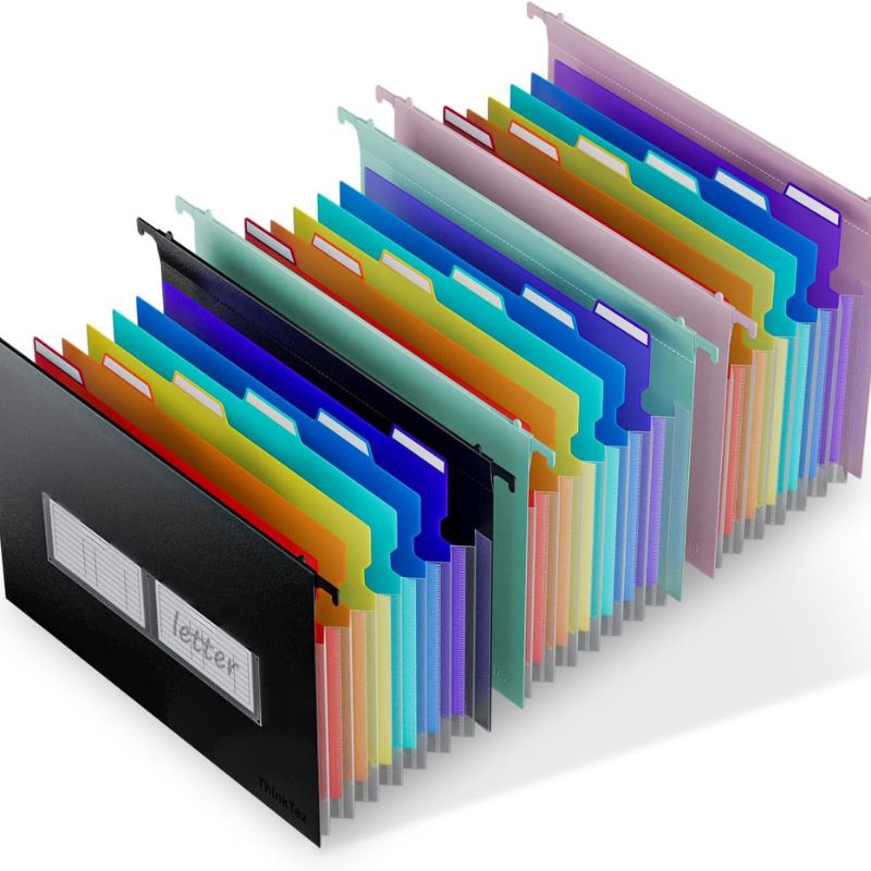 Use Expanding File Folders (Accordion Organizers)