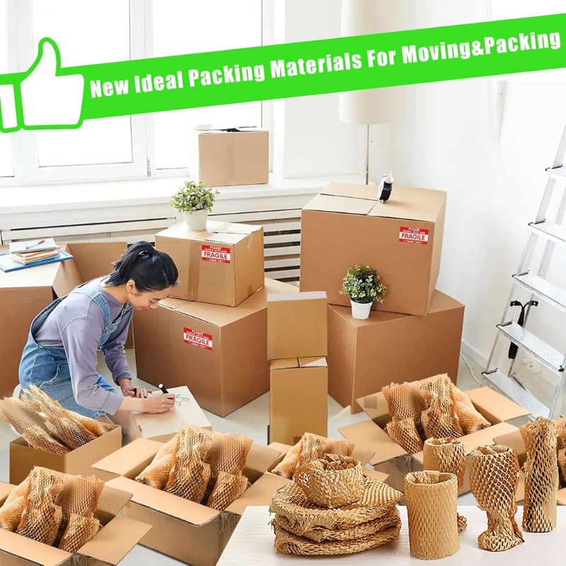 Thick Bubble Wrap & Packing Paper Combo
