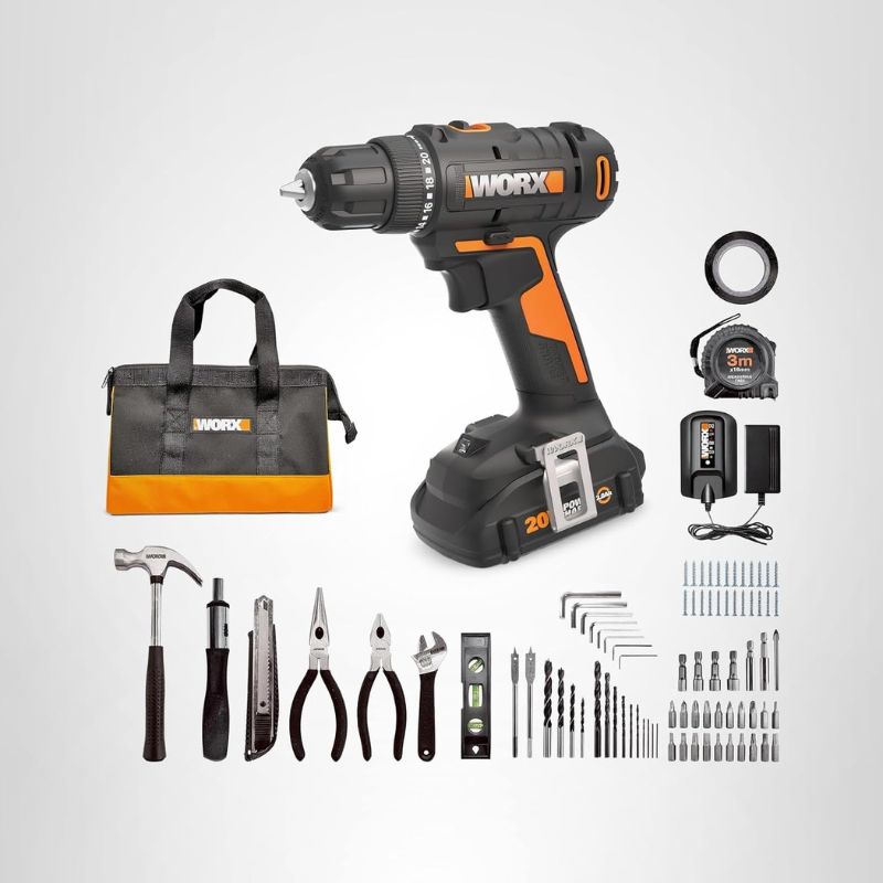 Heavy-Duty Cordless Drill & Driver Set